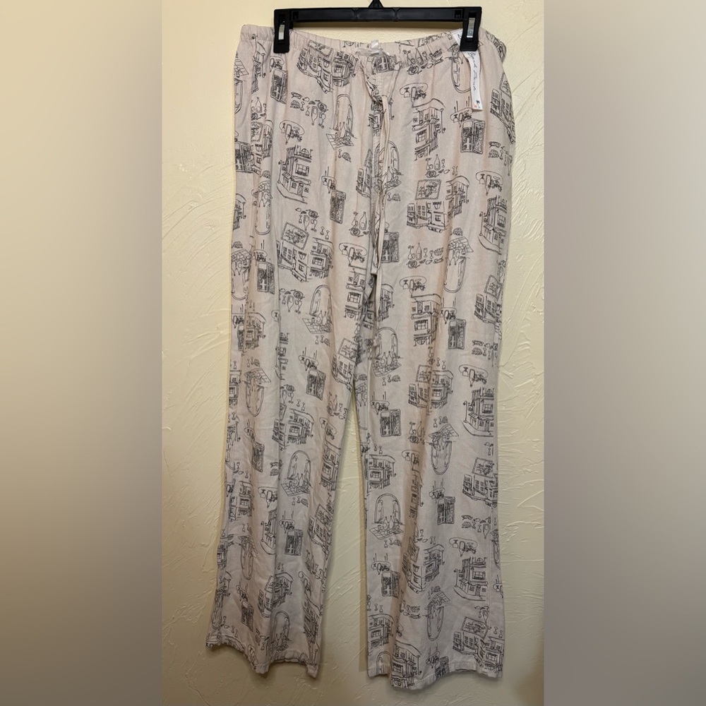 NWT Cali 1850 Italian Summer Linen Pants